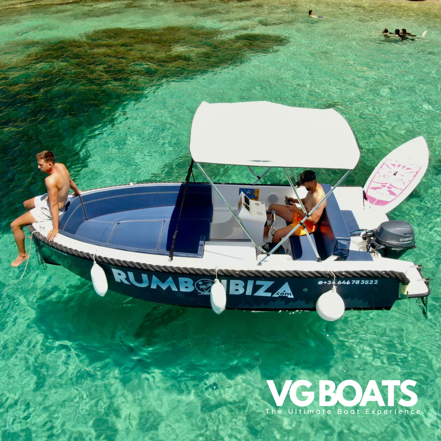 SELF-DRIVE BOAT (No License Needed)