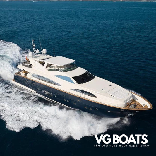 ASTONDIA 102 GLX - Yachts Ibiza, Helicopter View