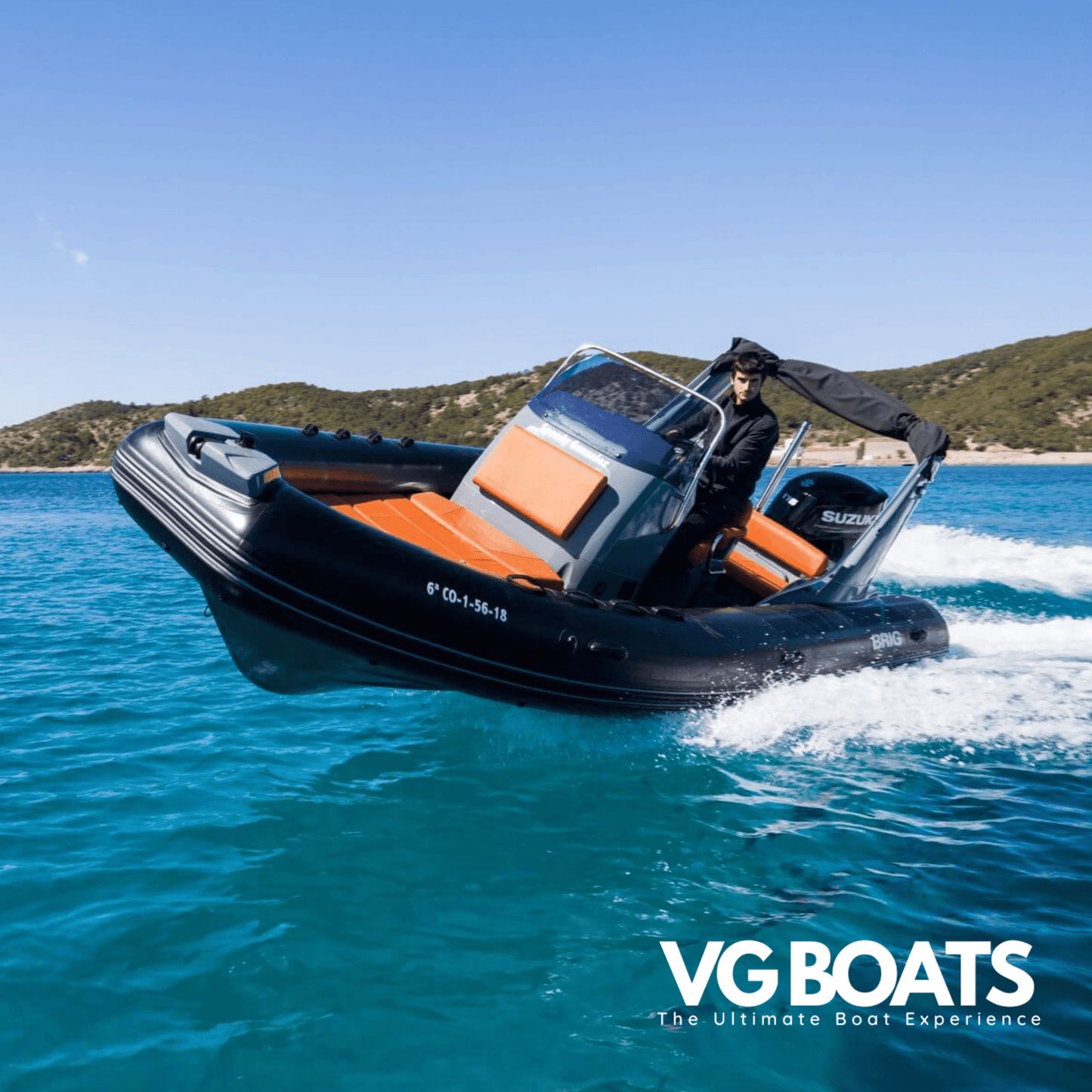 BRIG 650 - Yachts Ibiza, Left Front Side View