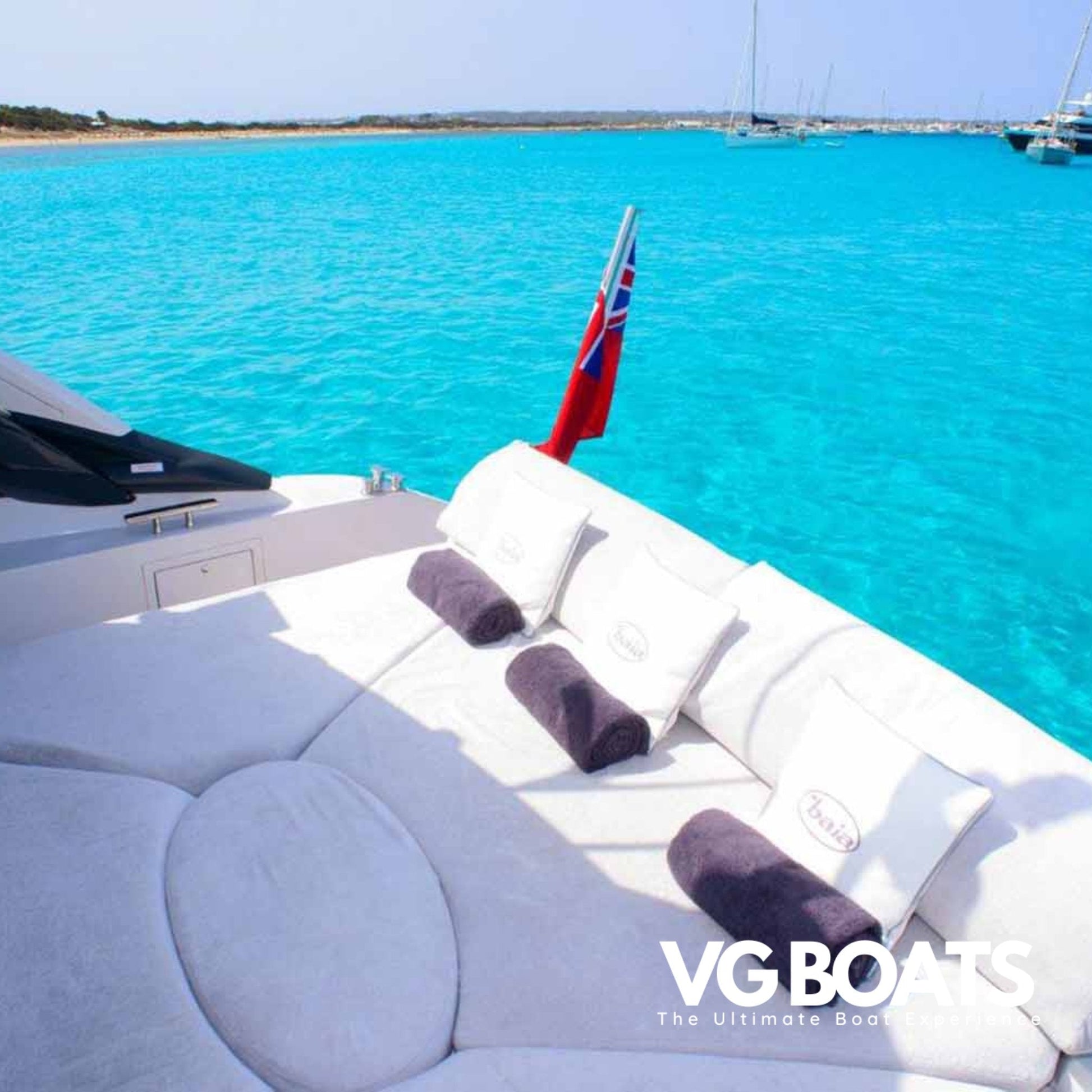 Baia Aqua 54 - Yachts Ibiza, Back Area View