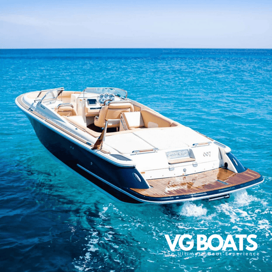 CHRIS CRAFT 28 - Yachts Ibiza, Left Back Side View
