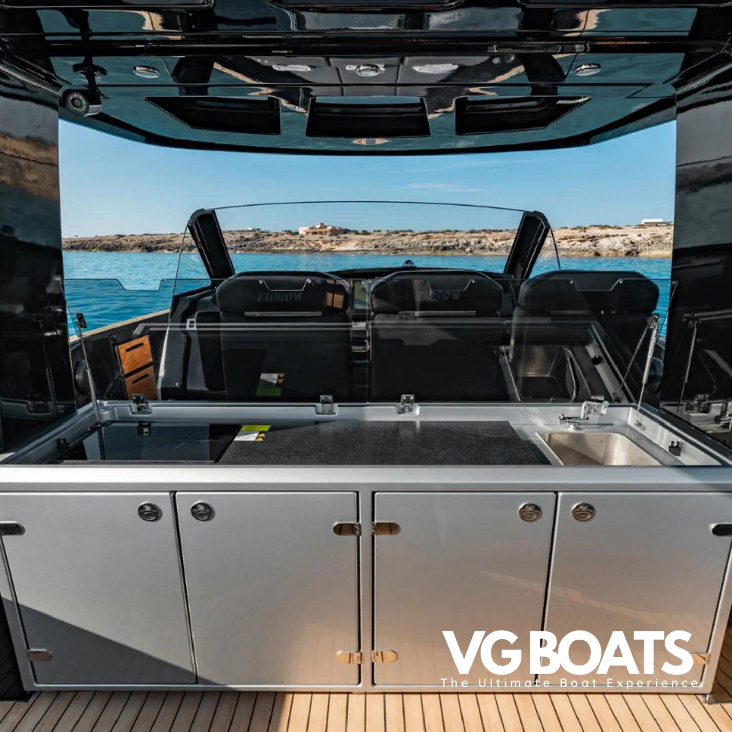 FJORD 44 - Yachts Ibiza, Kitchen View