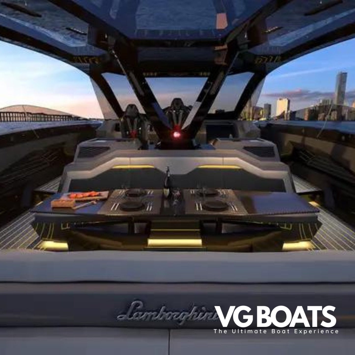LAMBORGHINI YACHT - Yachts Ibiza, Back Area View