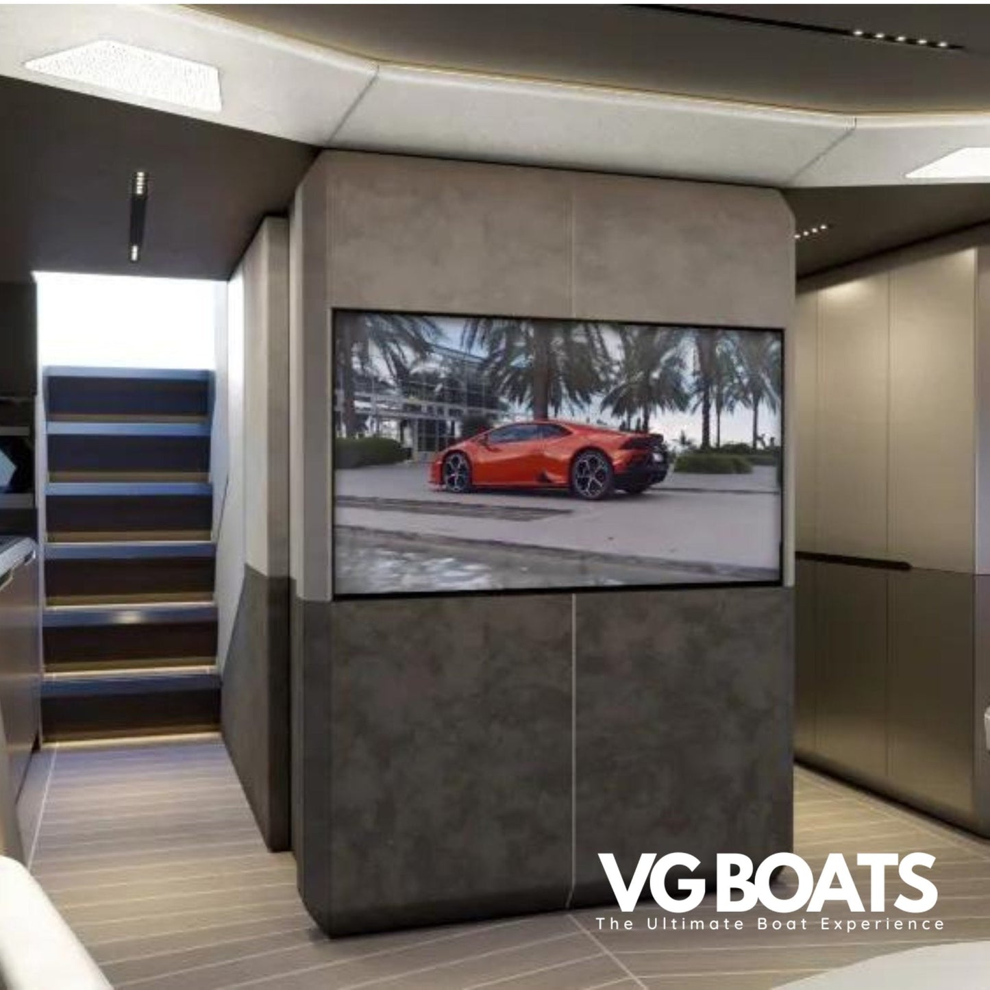 LAMBORGHINI YACHT - Yachts Ibiza, Inside Cabin View