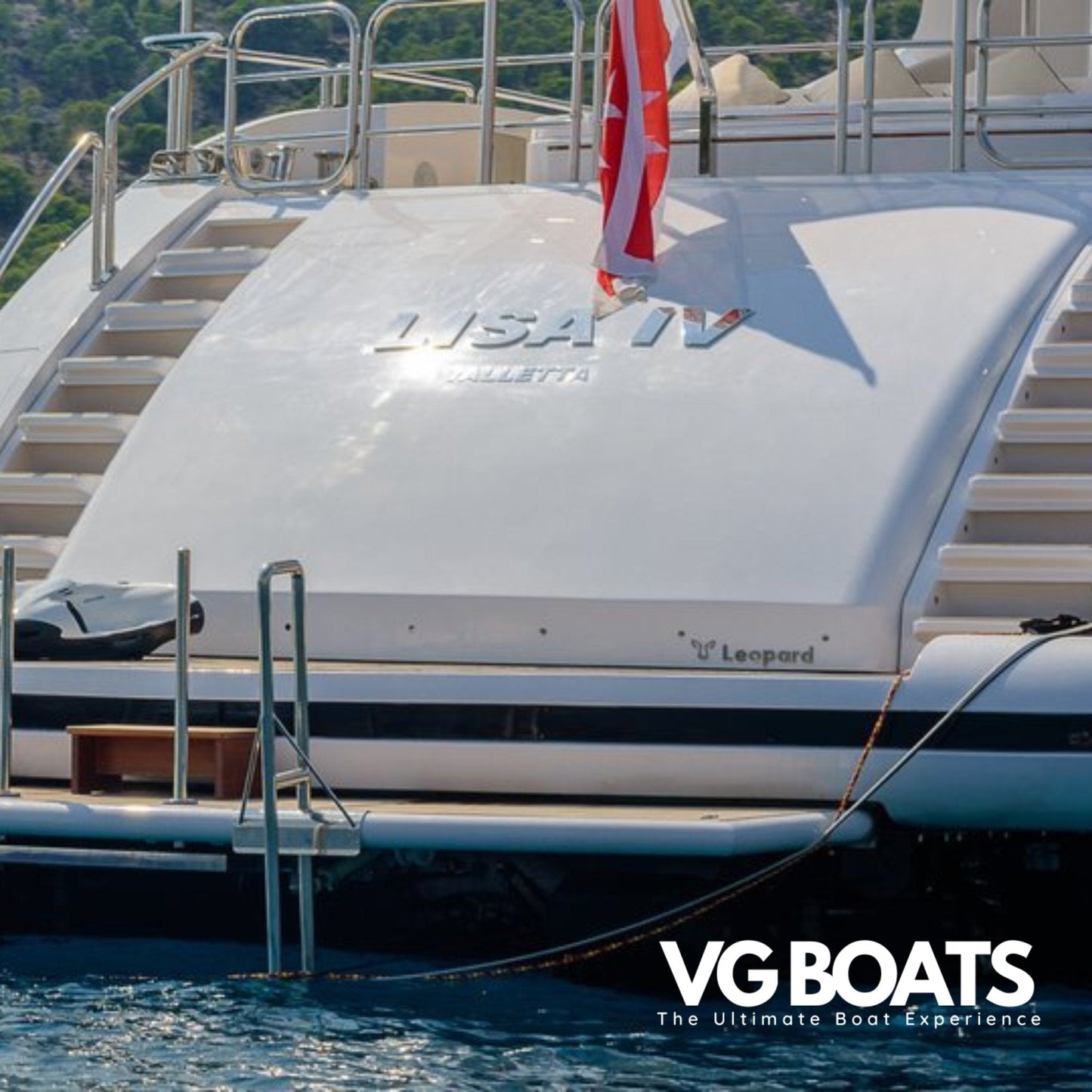 LEOPARD 151 - Yachts Ibiza, Back Side Platform View
