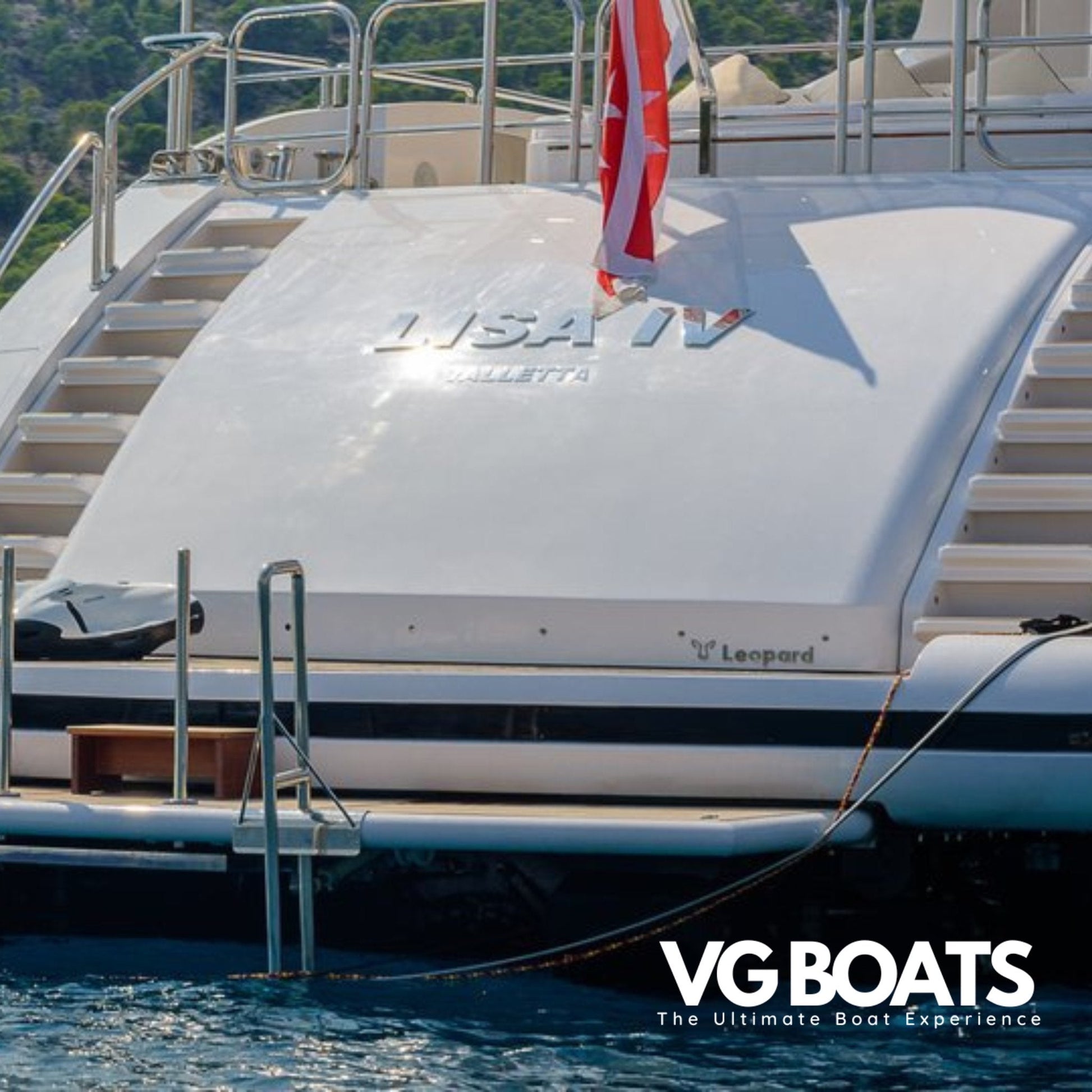 LEOPARD 151 - Yachts Ibiza, Back Side Platform View