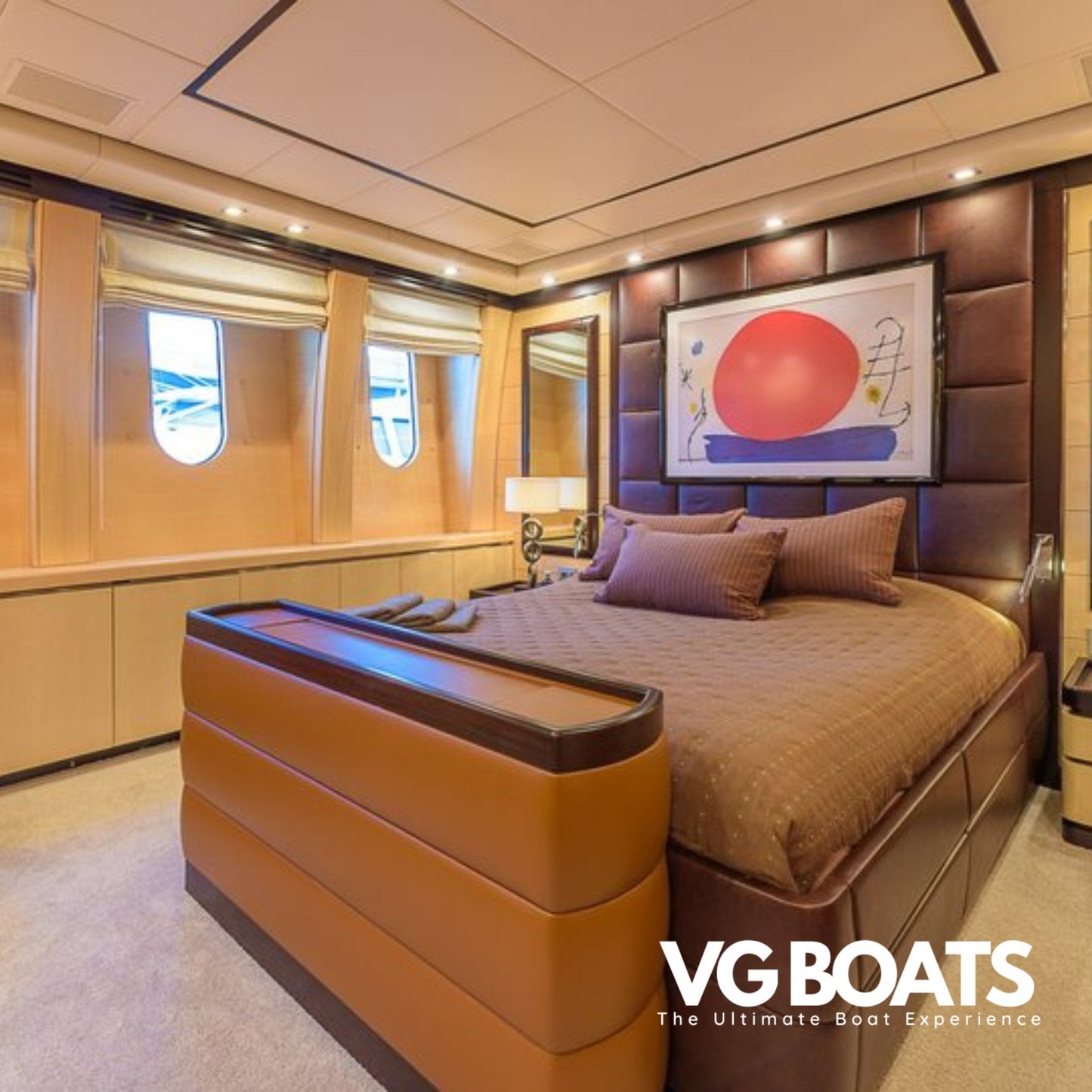 LEOPARD 151 - Yachts Ibiza, Bedroom Side View