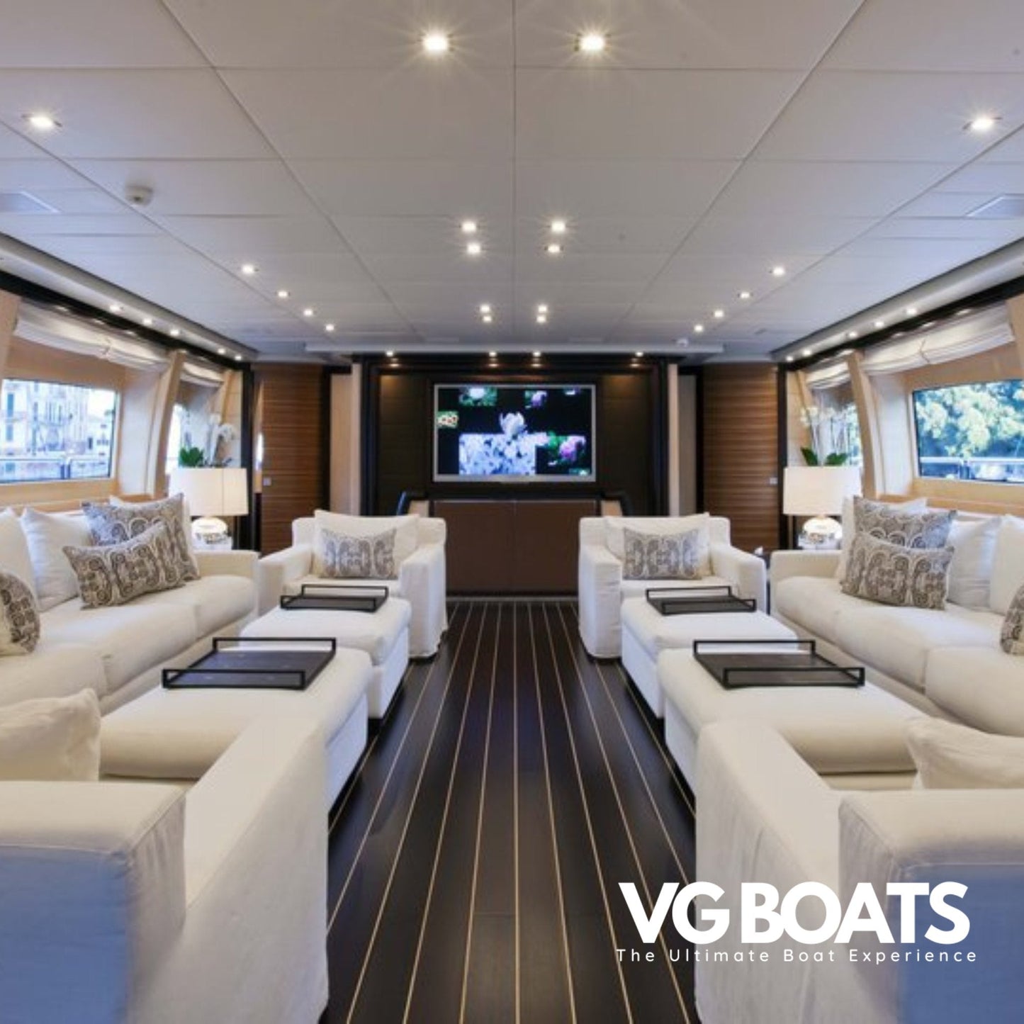 LEOPARD 151 - Yachts Ibiza, Inside Living Area View