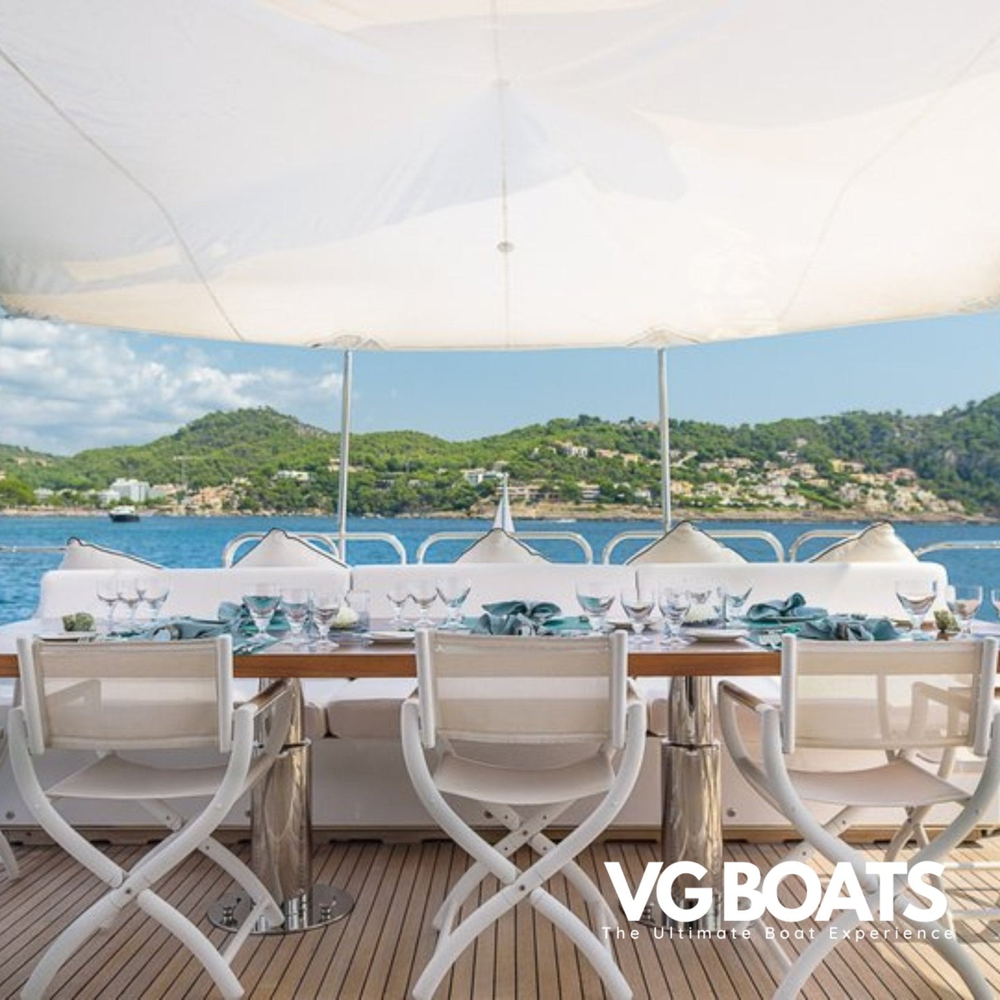 LEOPARD 151 - Yachts Ibiza, Lunch Area View