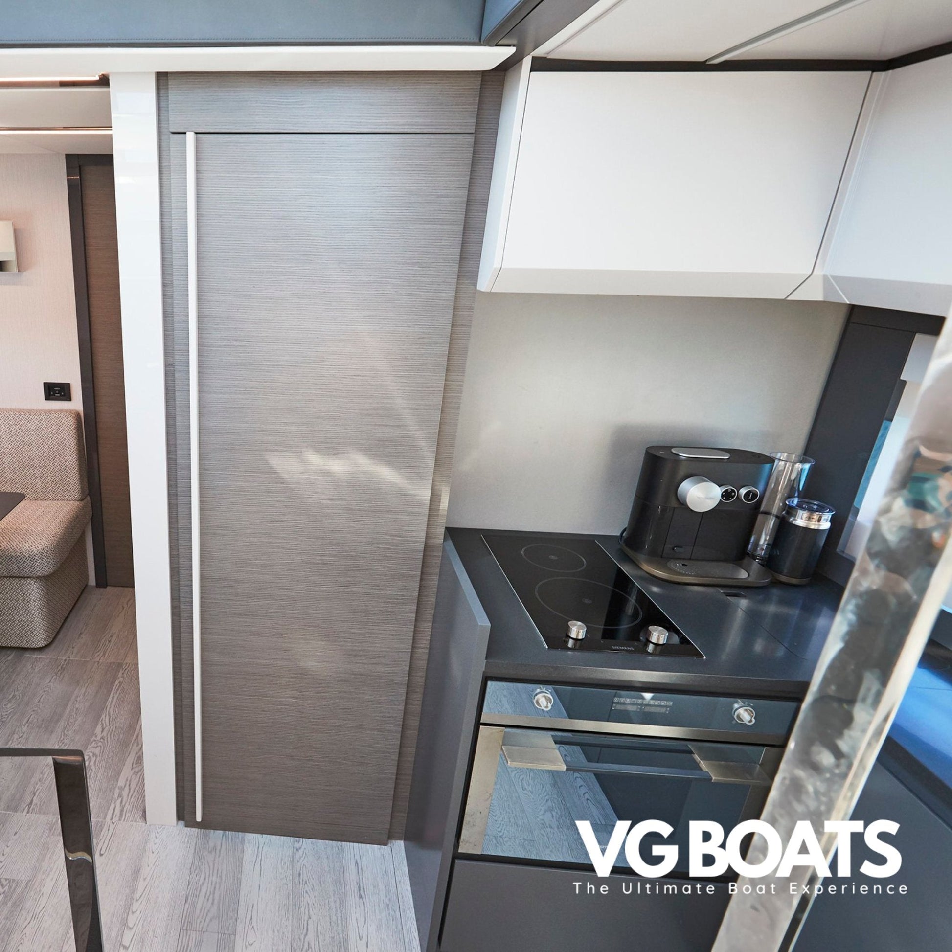 PERSHING 5X - Yachts Ibiza, Kitchen Area View