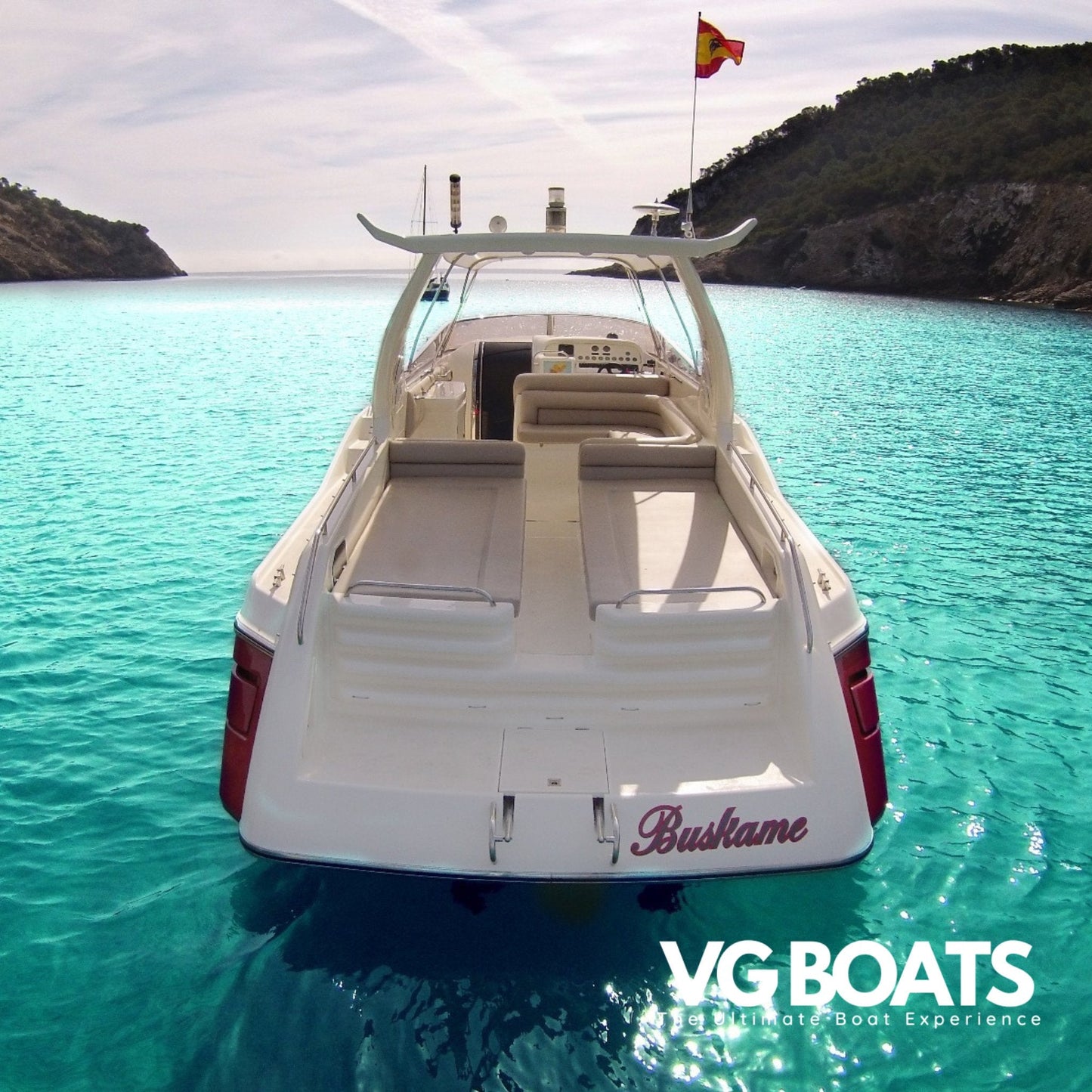 SUNSEEKER APACHE 45 - Yachts Ibiza, Back Area View