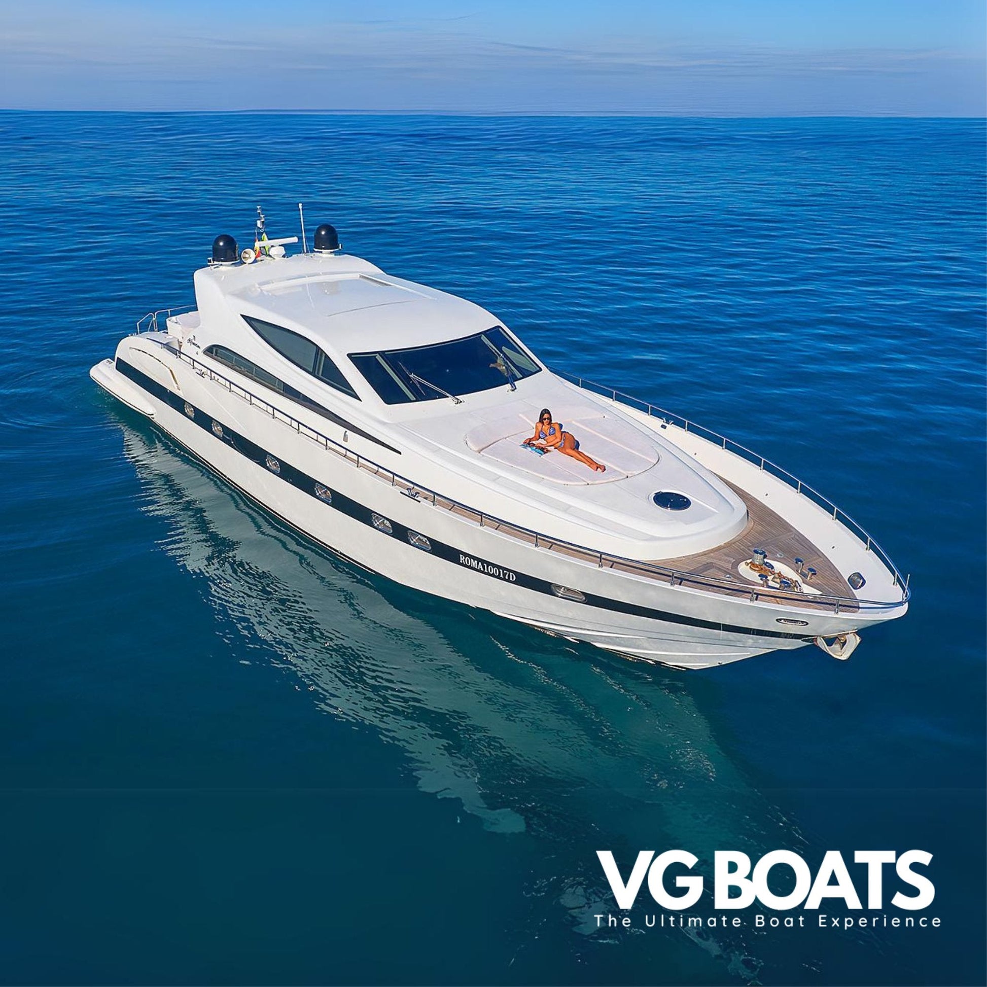 ALFAMARINE 78 - Yachts Ibiza, Helicopter View, Front
