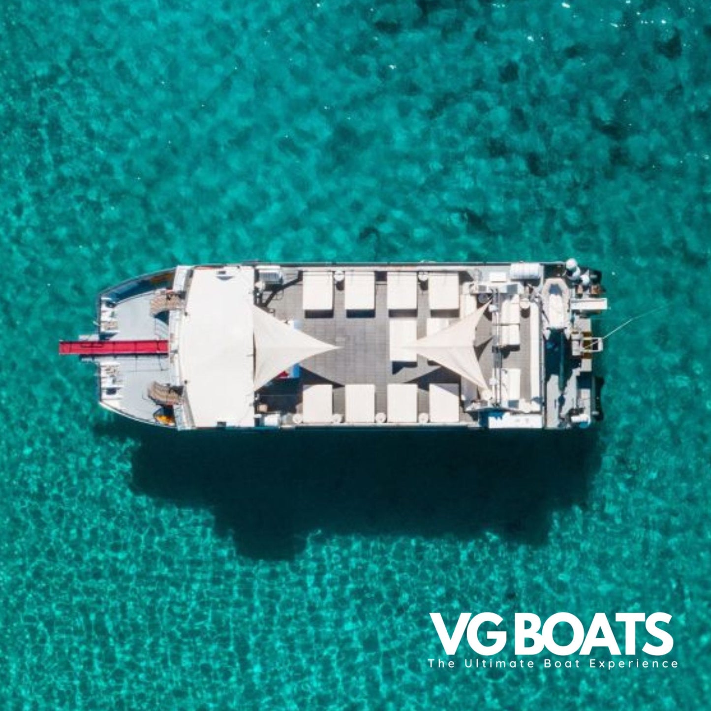 CATAMARAN (305pax) - Yachts Ibiza, Helicopter View