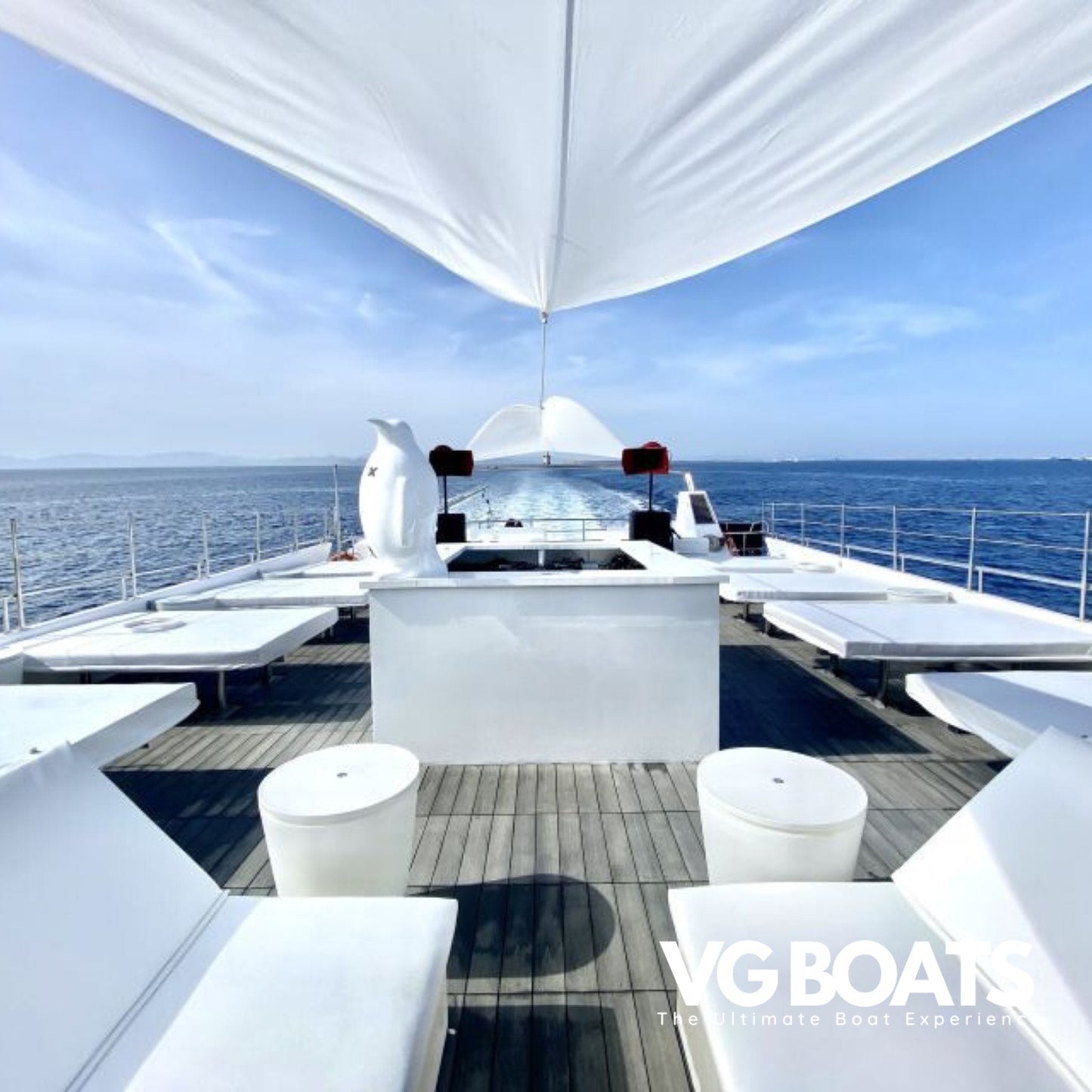 CATAMARAN (305pax) - Yachts Ibiza, Upper Deck View