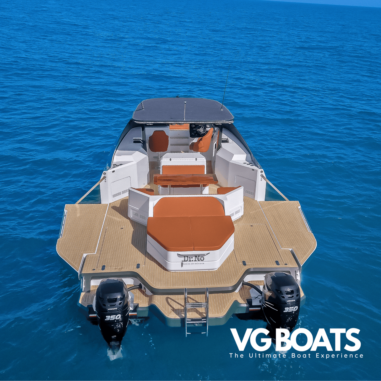 Dr. No Catamaran - Yachts Ibiza, Back Side View
