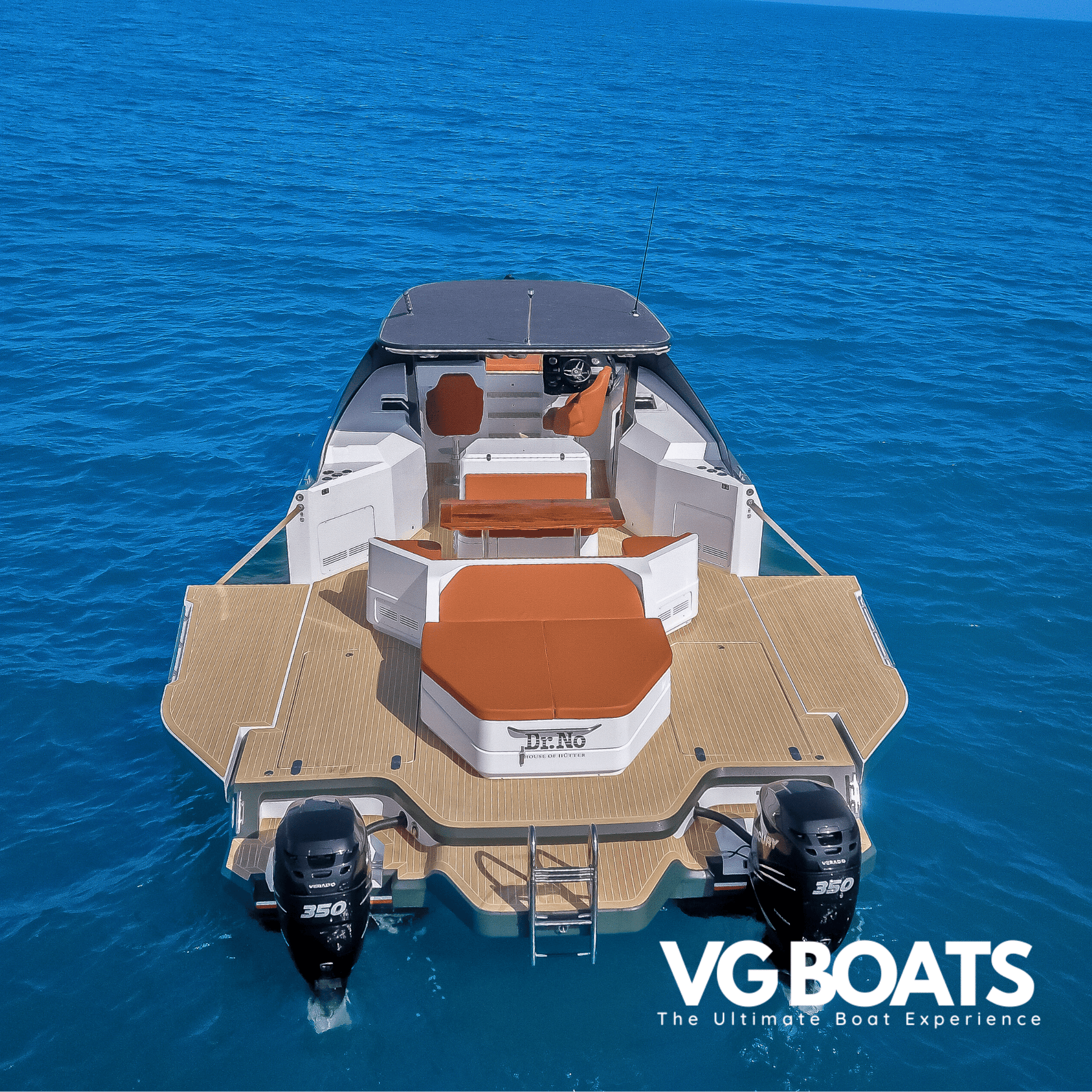 Dr. No Catamaran - Yachts Ibiza, Back Side View
