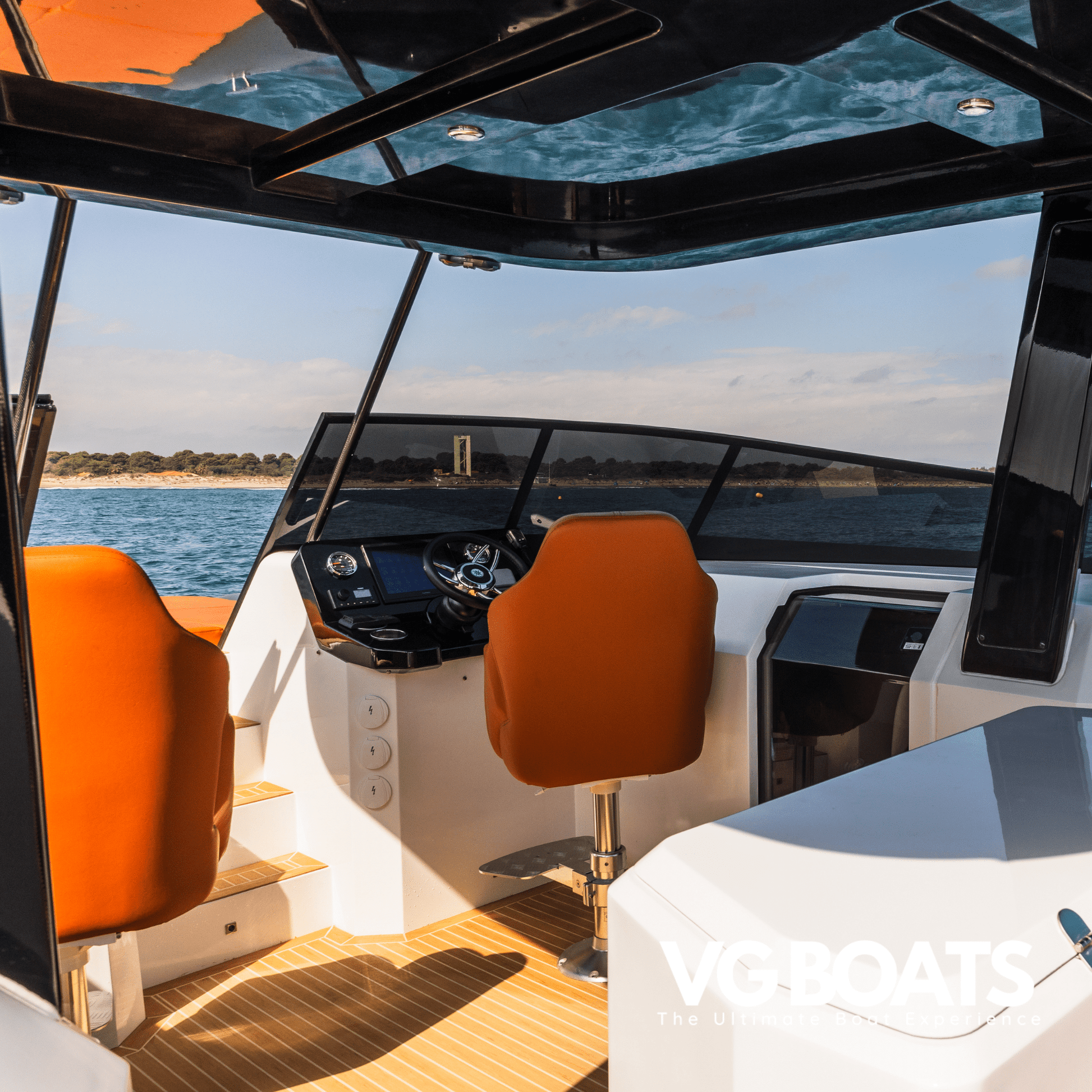 Dr. No Catamaran - Yachts Ibiza, Console View