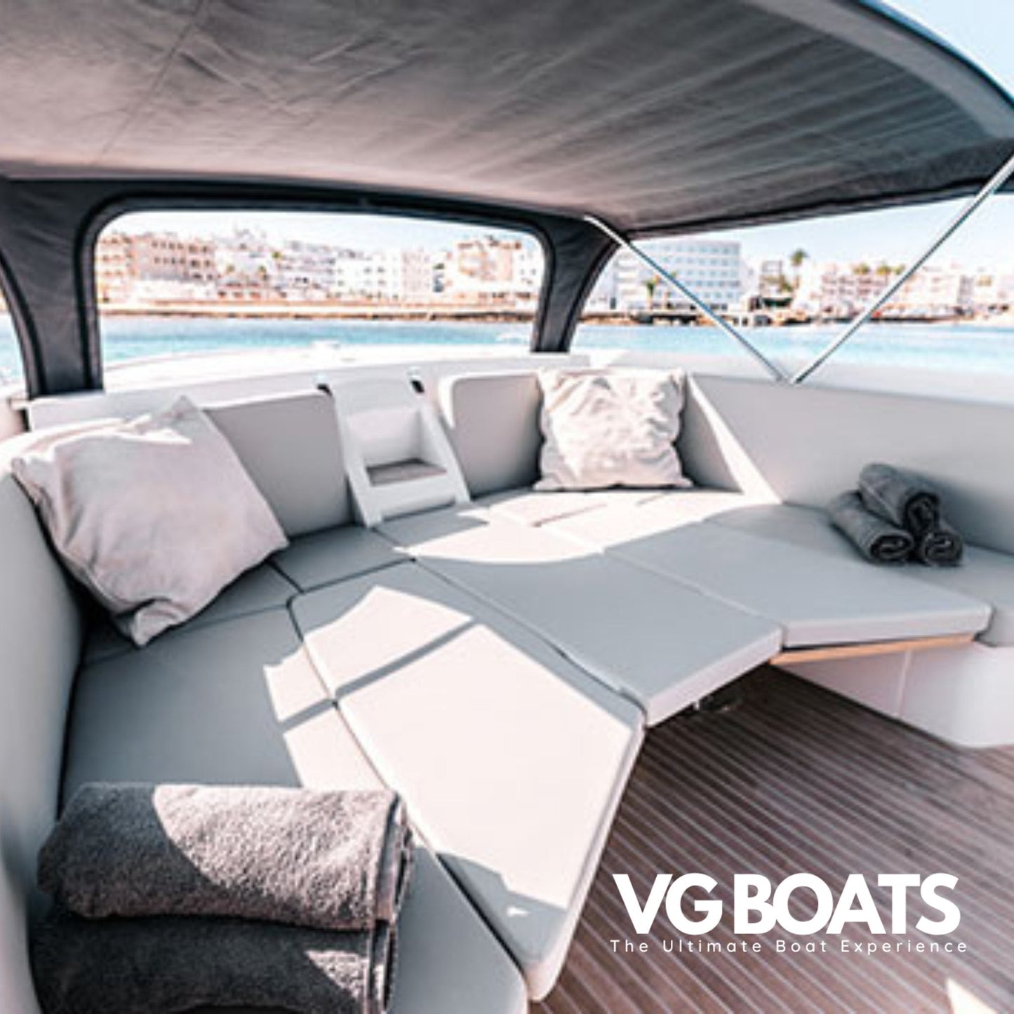 FRAUSCHER 1017 GT - Yachts Ibiza, Front Deck View
