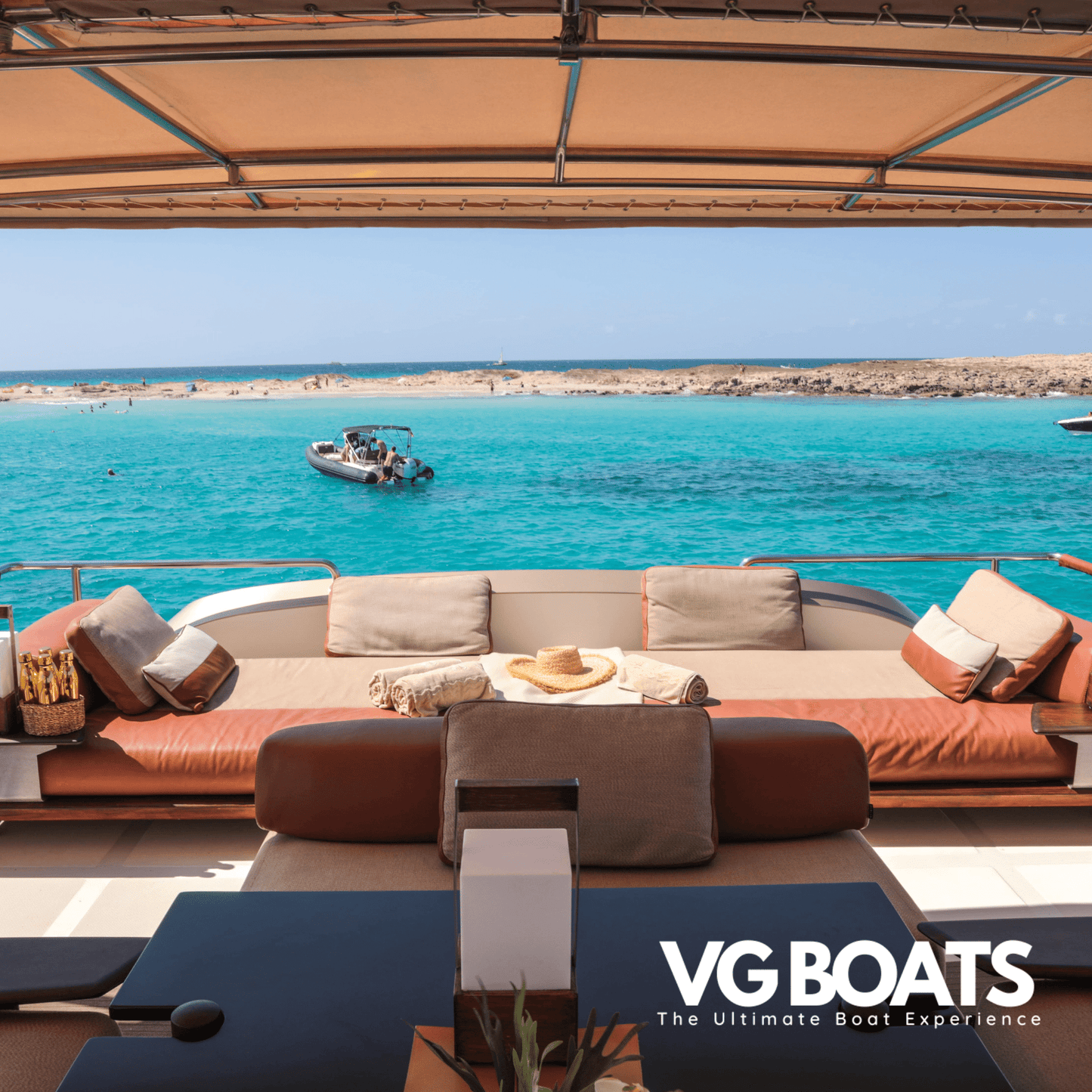 GOLDFINGER - Yachts Ibiza, Back Side Area View