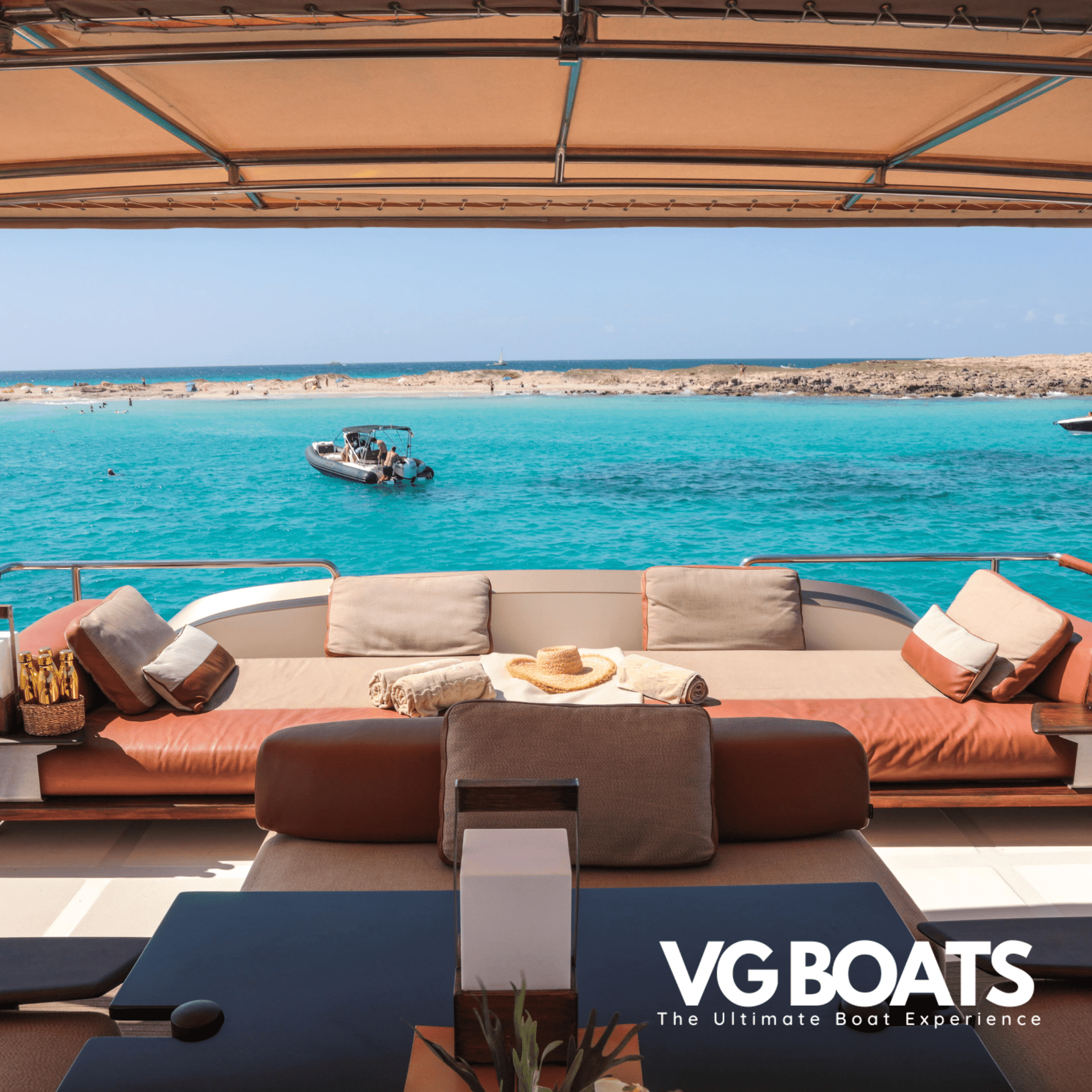 GOLDFINGER - Yachts Ibiza, Back Side Area View