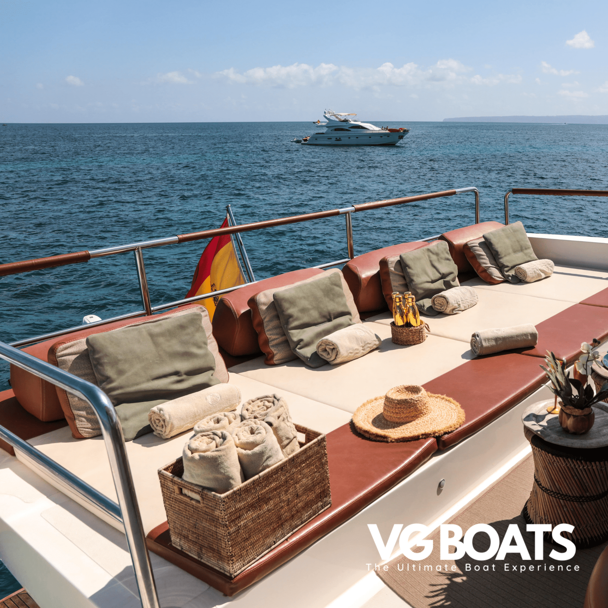 GOLDFINGER - Yachts Ibiza, Behind Deck Side View