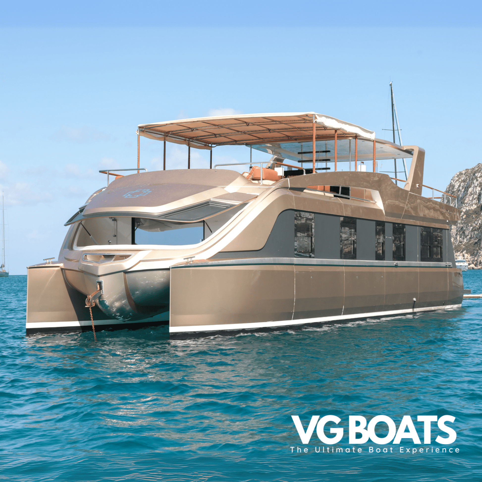 GOLDFINGER - Yachts Ibiza, Left Front Side View