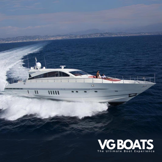 LEOPARD 27 - Yachts Ibiza, Right Side Helicopter View