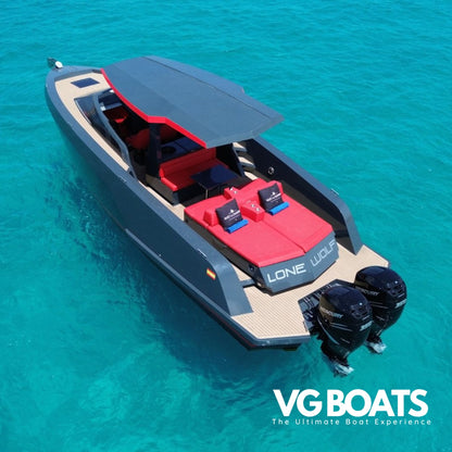 MALIBLUE 38 - Yachts Ibiza, Back Side Helicopter View