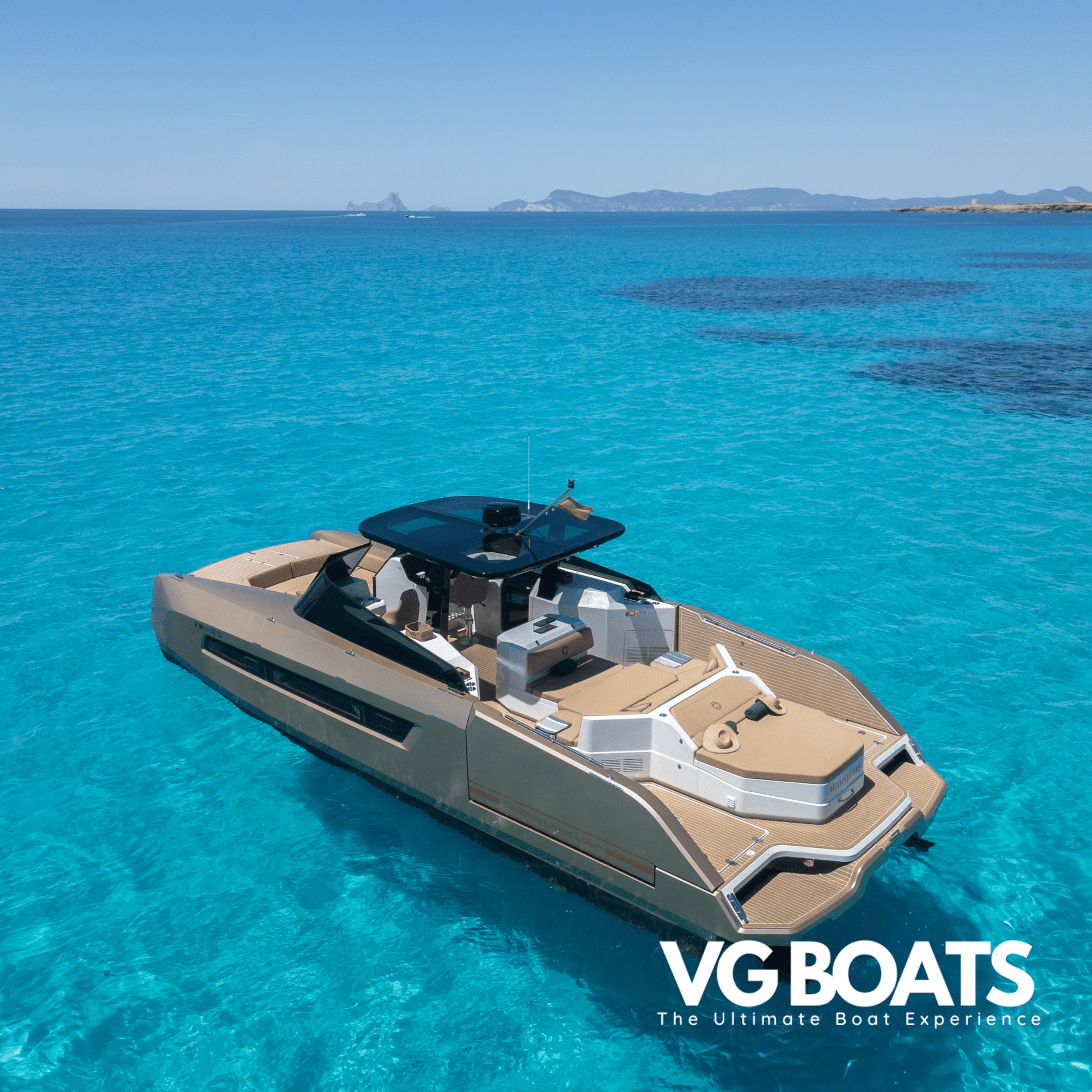 MONEYPENNY - Yachts Ibiza, Left Side Behind View