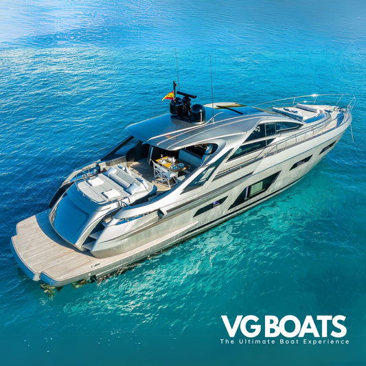 PERSHING 7X - Yachts Ibiza, Right Back Side View