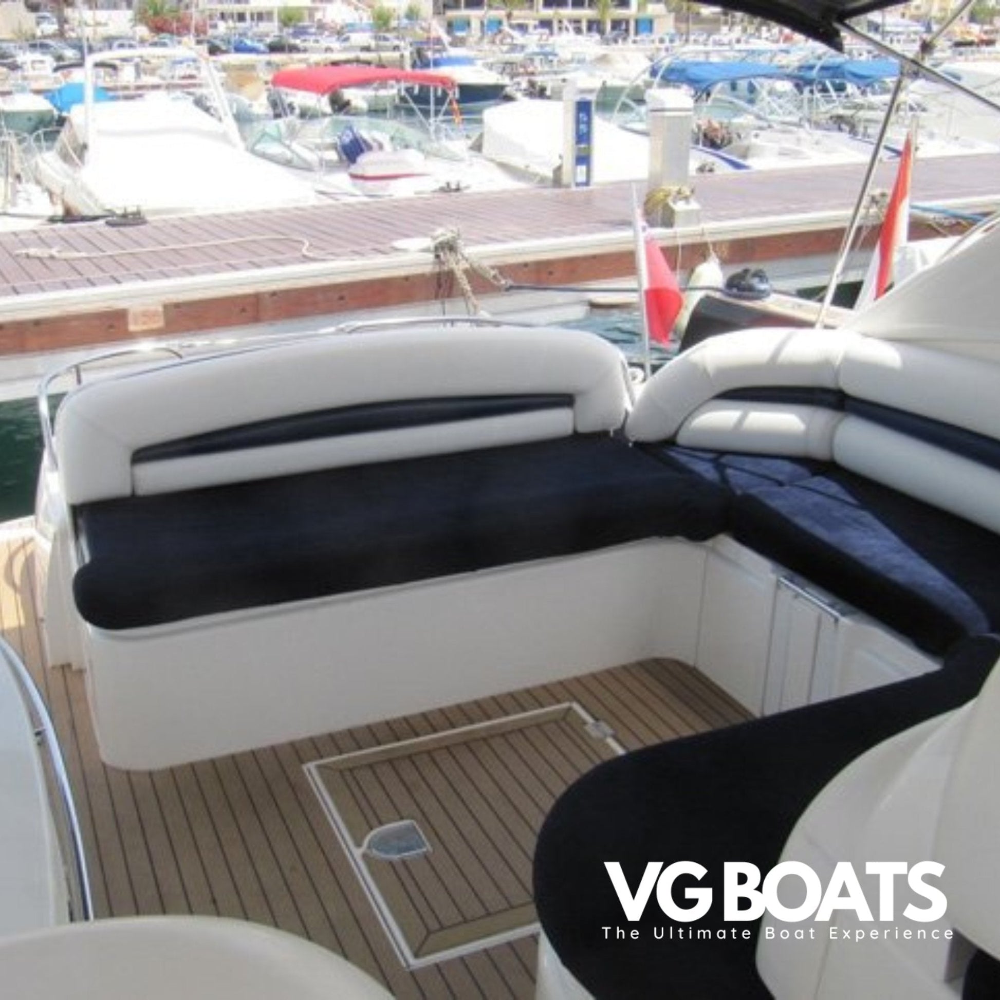SUNSEEKER CAMARGUE 47 - Yachts Ibiza, Behind Deck View