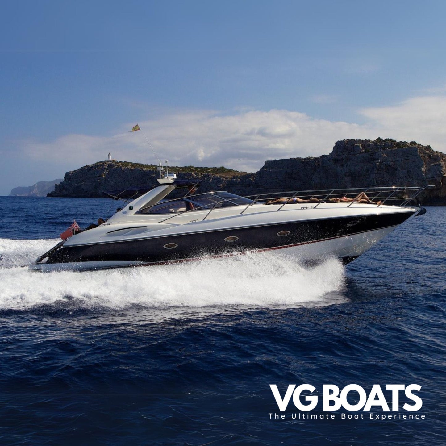 SUNSEEKER CAMARGUE 47 - Yachts Ibiza, Right Side View