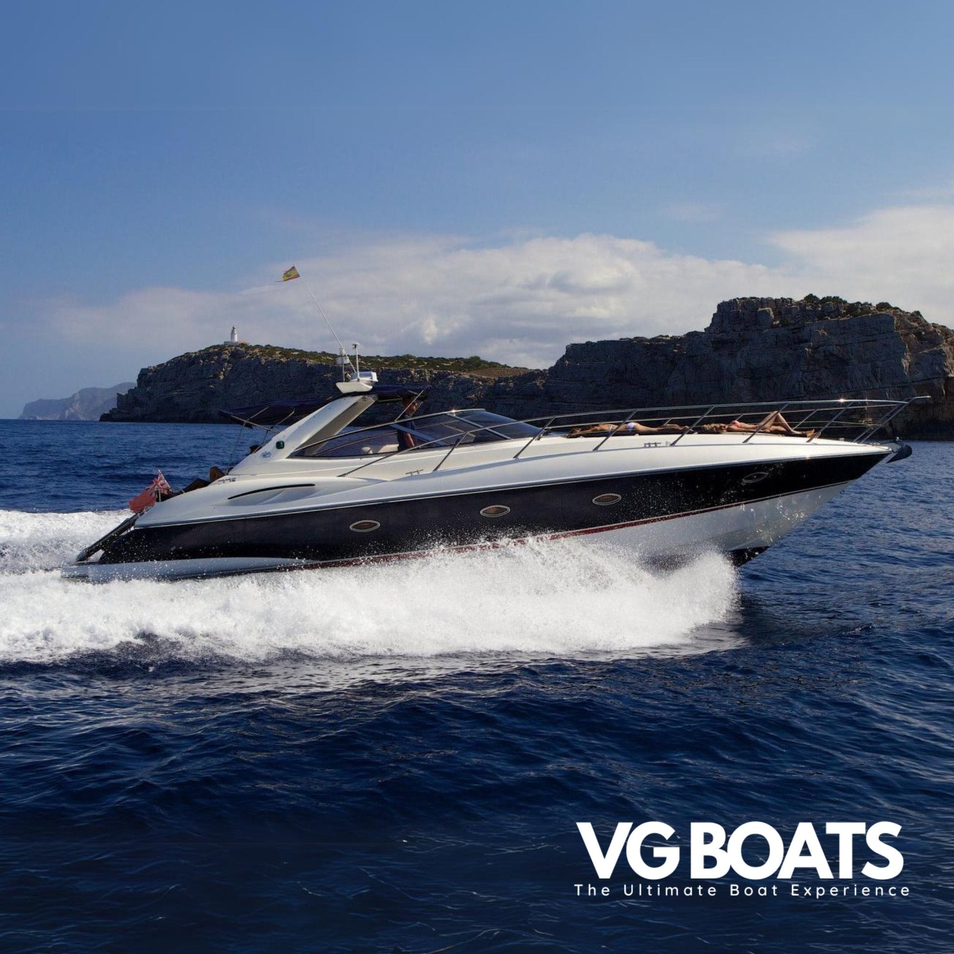 SUNSEEKER CAMARGUE 47 - Yachts Ibiza, Right Side View