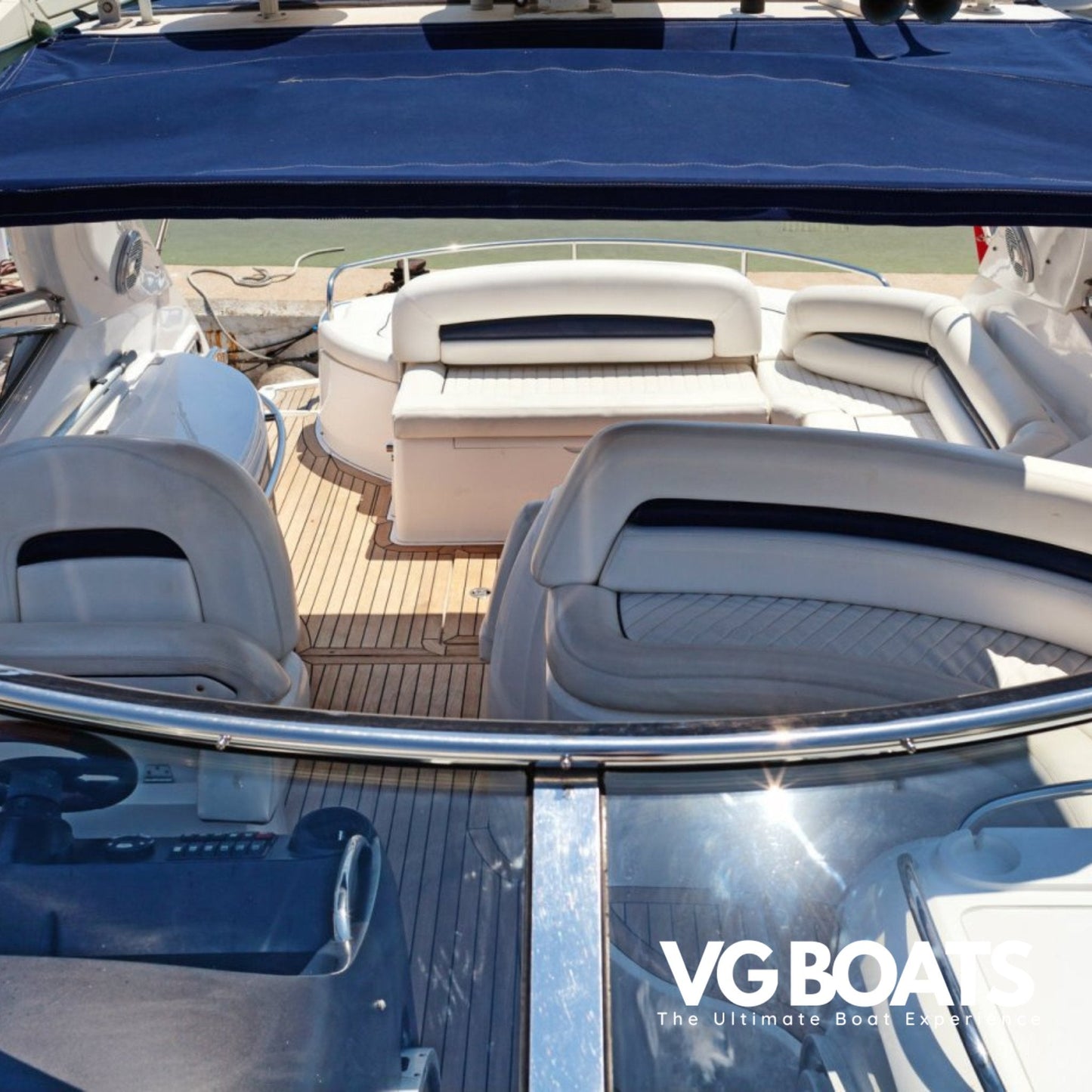 SUNSEEKER PORTOFINO 49 - Yachts Ibiza, Back Area Above View