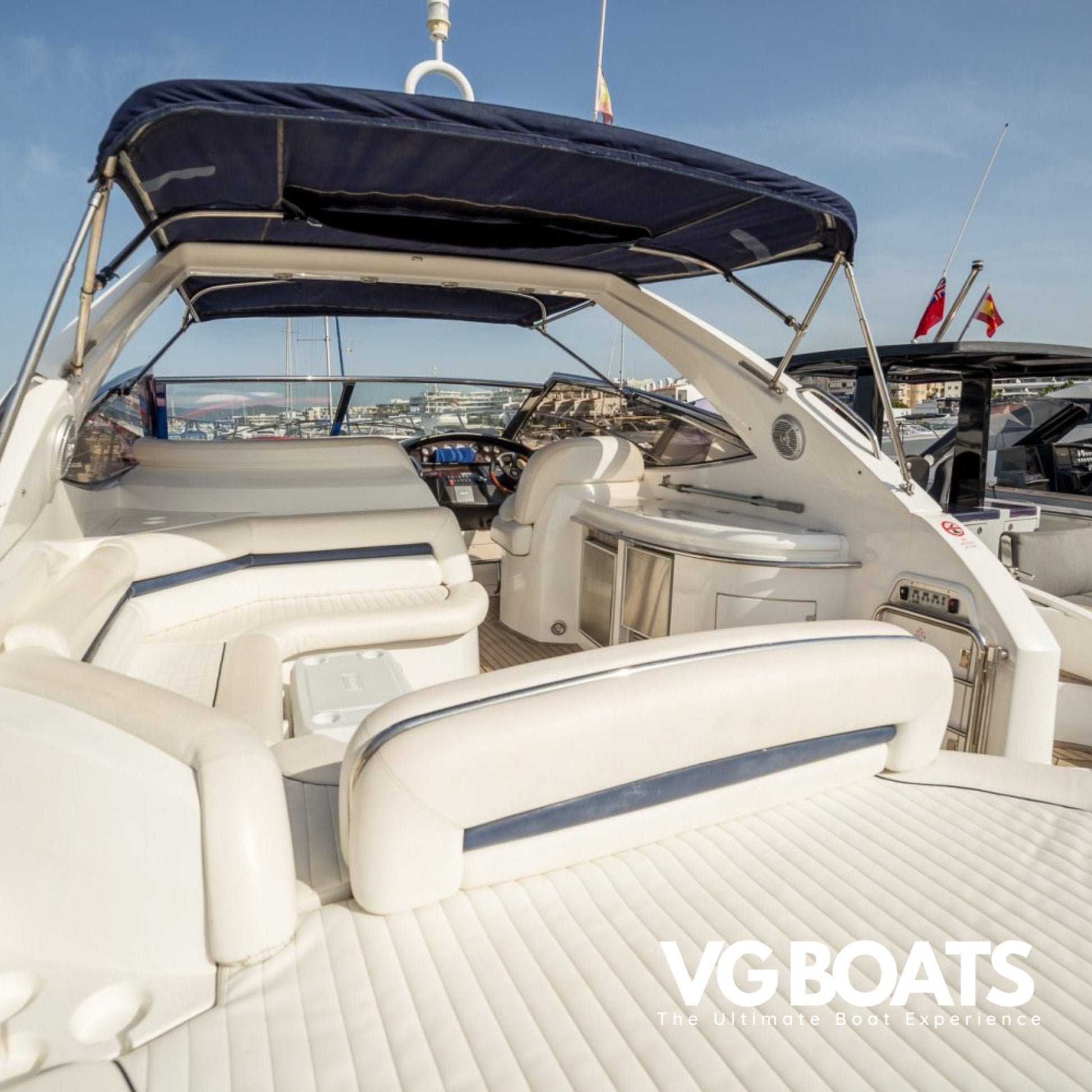 SUNSEEKER PORTOFINO 49 - Yachts Ibiza, Chill Area View