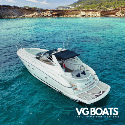SUNSEEKER PORTOFINO 49 - Yachts Ibiza, Left Back Side View
