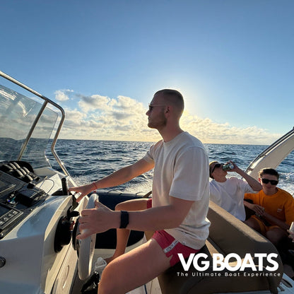 Shared Day Charter - Yachts Ibiza, Console Side View
