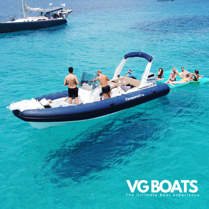 Shared Day Charter - Yachts Ibiza, Left Side View